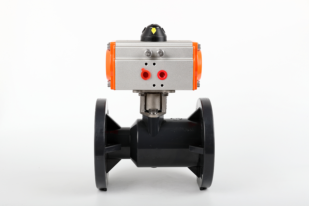 定安气动法兰一体球阀